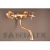 BRASS fali mosogat csaptelep antik rz