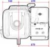 HONDA GX 270 SX Q4 / VX4 / QX4 HONDA GX 270 ngytem vzszintes motor