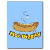 Crazy For Weenies! Corn Chili Hot Dog Postcard