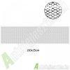 Htrcs alu 100x25cm grill hl fekete sr AM9768