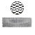 Htrcs alu 100x33 grill hl fekete 6x12mm Lampa04584