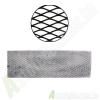 Htrcs alu 100x33 grill hl fekete 6x12mm Lampa04584