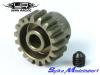 Yeah Racing 7075 Alu Hard Coated Pinion 06P motor fogaskerk 23T (Tamiya)