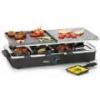 Tristar RA-2992 Raclette Grill wendbare Alu- und Granit-Grillplatte 8 Personen