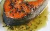 Lazac steak fszeres vinaigrette szsszal