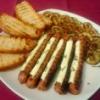 Grillezett kolbszkk cukkinivel tlen-nyron