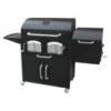 Landmann Bravo Charcoal Grill with Smoker - Black