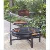 Landmann Round Rock Fire Pit & Charcoal Grill