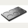 St ckli Aluplatte Hot Stone f r Pizza Grill for8