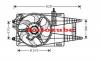 FIAT Punto 3 Punto Classic 2003 tl Htventilltor komplett 1 2 1 4 46745045 j