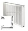 D-ÉG (Dunaferr) LUX-N 22DK-600x800 küls szelepes, bordzott lemezes, acllemez lapraditor