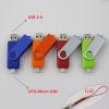 Retail genuine 8GB Smart Phone pen drive Swivel OTG micro USB Flash Drives pendrive memory stick usb drive Free shipping