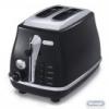 DeLonghi Iconia CTO 2003.BK kenyrpirt fekete 900W 2 szeletes