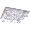 HYBRIDUS Mennyezeti lmpa, 9x20W G4/130x 0,06W LED, krm, tvirnytval