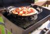 Pizza Grill Grilling Pizza at Camp