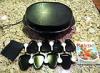 SWISSMAR 8 Person Raclette Party Grill Matterhorn Complete Cookbook Skillet