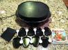 SWISSMAR 8 Person Raclette Party Grill Matterhorn Complete Cookbook Skillet