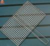 Bbq grill codering dubbele lagen gazen gordijn clip vis bbq dubbelzijdige anode- screening gebraden netto