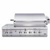 Dcs gas grill -- porcelain rods conduct even heat for grilling and are easy to keep clean.