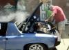 Car trunk grill