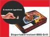 Convenienced one off bbq grill ( instant and disposable) direct grill
