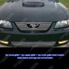 1999-2004 Ford Mustang GT V8 Billet Grille Grill Combo Insert