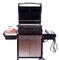 Andrew James Luxury Rustic Stone Raclette Grill with Thermostatic Heat Control - Includes Eight Raclette Spatulas - Large 37cm Diameter Cooking Surface - Patented Oil Drainage System