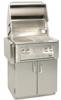 VIN - 30 in Vintage Gold Cart BBQ Grill