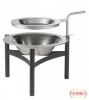 CADAC Wok Grillwok  34 cm Grill Pfanne Edelstahl Antihaft fr alle Herdarten