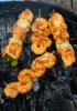 Fisch grillen Fischspie e Fischfilet auf dem Grill