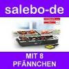 LUXUS 3in1 RACLETTE GRILL HEISSER STEIN 1400 WATT 8 P