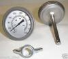 F C 2 BBQ SMOKER PIT GRILL THERMOMETER TEMP GAUGE