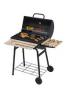 Smoker Grill Grillwagen Holzkohlegrill BBQ Gartengrill mit Thermometer