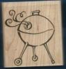 BBQ GRILL COOKER Kitchen Baker Chef STAMPIN