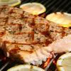 Brinkmann Gourmet Smoker Grill BBQ Electric Outdoor Cooking Party Meats Fish Red