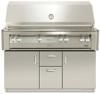 VIN - 56 in Vintage Gold Cart BBQ Grill