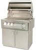 VIN - 36 in Vintage Gold Cart BBQ Grill
