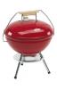 Bords och campingmodell av emalj Praktisk liten grill som r l tt att ta med och tar minimalt med plats Perfekt fr campingen pakktflykten stranden eller husvagnen Emaljerat lock och grillsk l frkromat grillgaller kolgaller samt l sbygel till locket