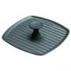 Le Creuset Enameled Cast Iron Panini Grill Press Black