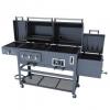 Combination Outdoor BBQ Grill Propane Gas Charcoal and Smoker NEW