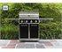 Kenmore 4-Burner Gas Grill with Folding Side Shelves Metallic