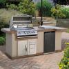 CalFlame 96 BBQ Island 4 Burner Gas Grill