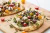 Grilled Caprese Naan Pizza