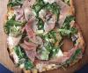 Greens on White Grilled Pizza