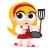Lachs vom Grill mit Salat und Kr uterbaguette