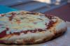 How to use a pizza stone on a charcoal grill. Siimple cheese pizza pie. #pizzarecipes