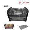 Portable round Japanese ceramic bbq grill