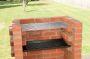 Standard Brick Barbecue Kit with Chrome Grill