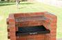 Deluxe Brick Barbecue Kit with Stainless Steel Grill