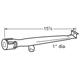 18501 Uniflame and Brinkmann Gas Grill Replacement Stainless Steel Burner